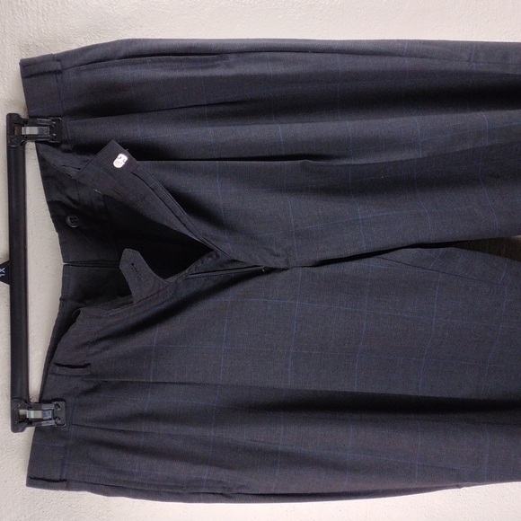 Brooks Brothers Black Windowpane Check One Notched Two Button Dress Suit Jacket - Picture 13 of 16